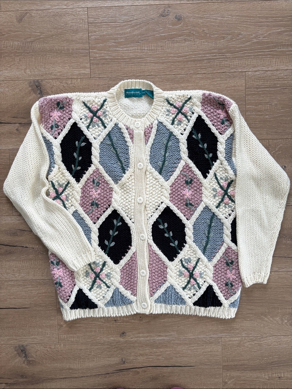Vintage Cottagecore Knit Sweater